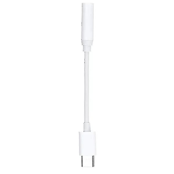USB-C til 3,5 mm hovedtelefonadapter lydstikkabel til smartphone