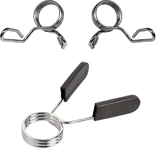 4 Pieces 30mm Spring Collar Dumbbell Lock - Gift for Heilwiy