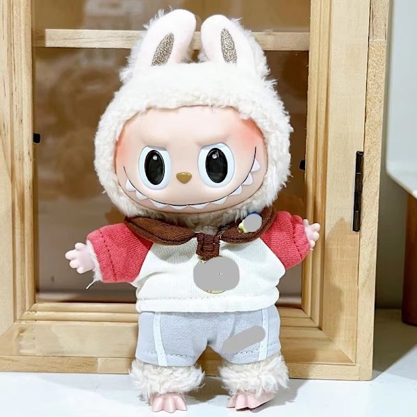 /NC/nya Labubu Kläder Lyx 17cm Designers Bubble Mart Labubu Vinyl Docka Tillbehör Kostym Dockkläder #4
