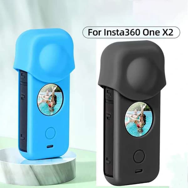 Case blødt cover til Insta360 One X2 BLUE-telefon blå