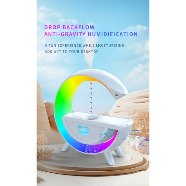 Humidifier / Night Light / Aroma Diffuser - Bluetooth Speaker