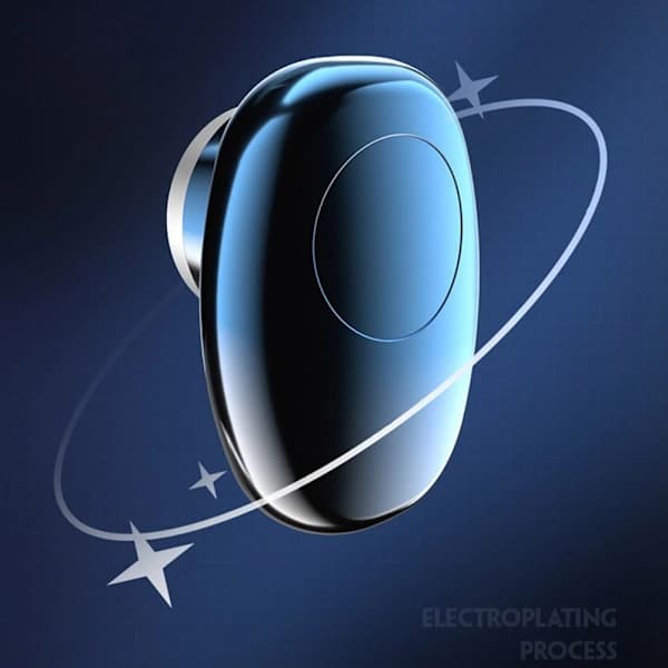 Mini barbermaskine med LED Elektrisk shaver SORT Sort