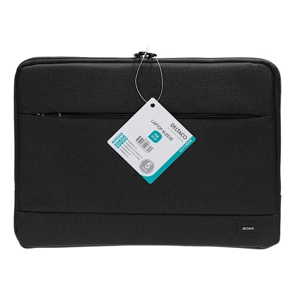 Laptopveske, for bærbare datamaskiner opptil 14 \", polyester, svart-tfrf