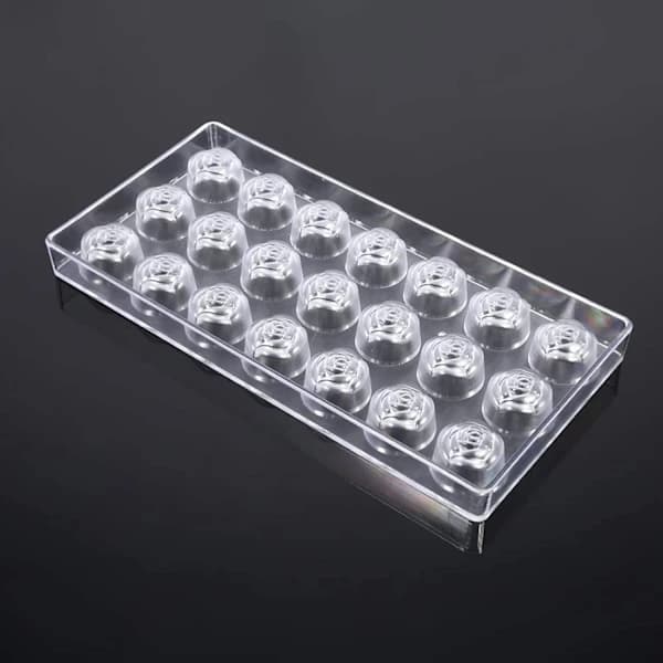 Transparent chokoladeform, klar plastik slikform, til Maki