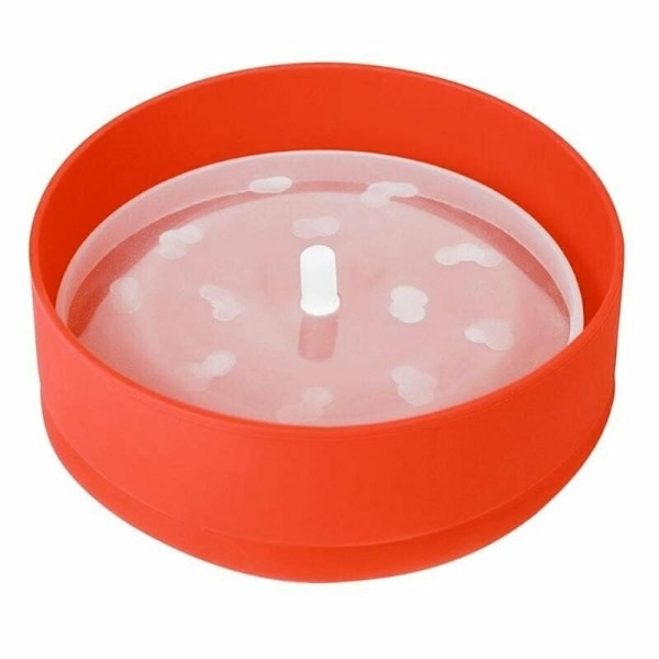 Mikrovågsugnsskål för popcorn, orange