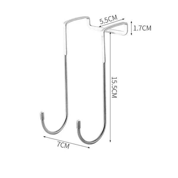 3 st Over Door Hook Lådskåp Krok Dubbel S-formad krok