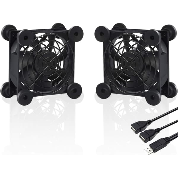 80 mm fläkt USB-driven fläkt Tyst datorkylning 5v fläktkompatibel/NC/