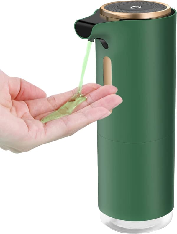 Automatic sæbedispenser, 250 ml genopfyldelig dispenser Green