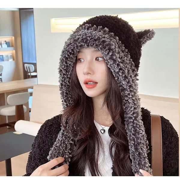 Plys Bucket Hat Kold Hat GRÅ GRÅ grå