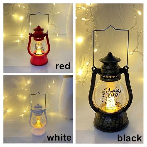 EID MUBARAK LED-vindlys Ramadan-dekorationer