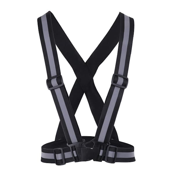 2-pack - Reflexväst för vuxna & barn / Reflexsele Svart