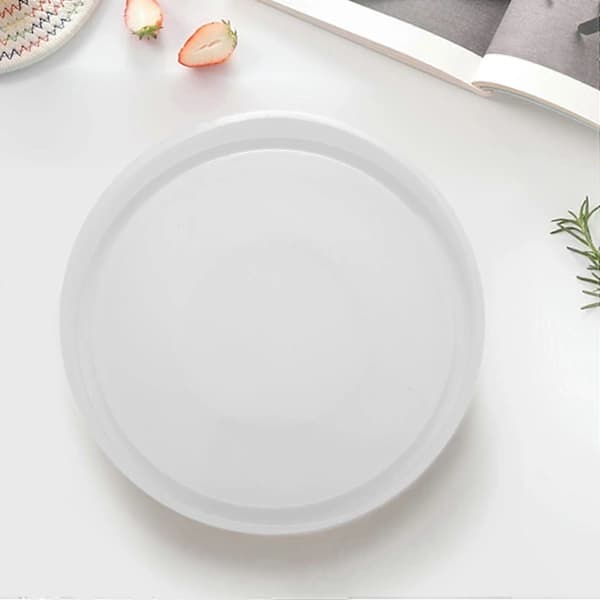 4-pak Stor DIY Rund Brik Silikoneform, Diameter 10 cm, Støbeforme til Resin, C