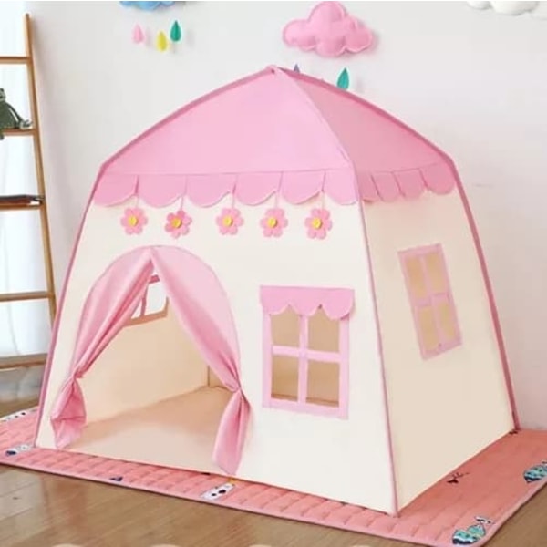 [NT] Lektält för Barn / Barntält med LED - 130cm