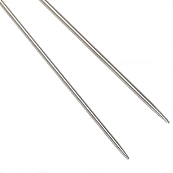 Rundpinner Rustfritt Stål Runde Pinner Ulike Størrelser Heklenåler 43cm