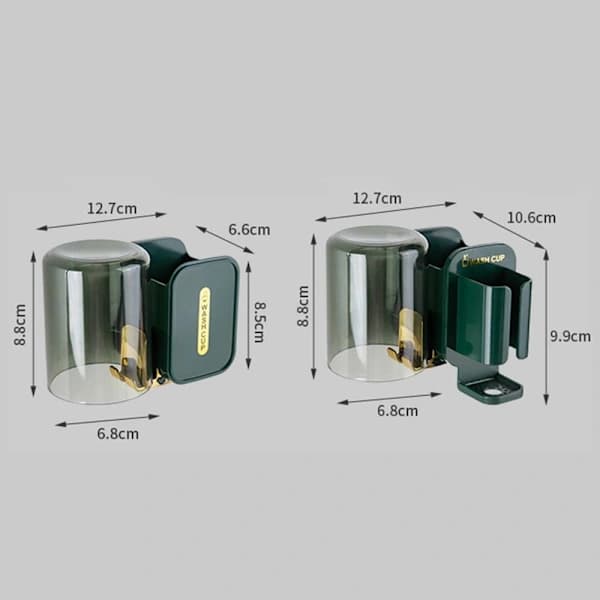 Elektrisk tannbørsteholder tannkoppholder GRØNN REGULAR REGULAR grønn Regular-Regular