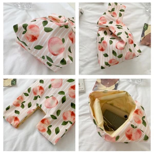Knot Wrist Bag Mini Håndveske BLÅ blå