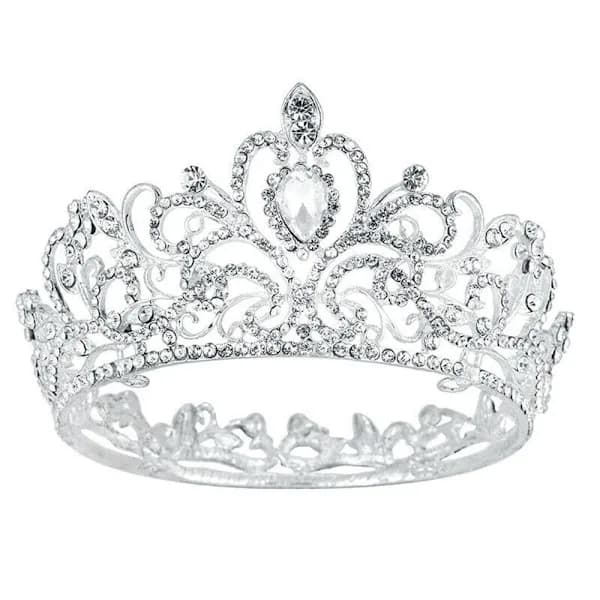 Prinsessekroner Tiara for Jenter SØLV sølv