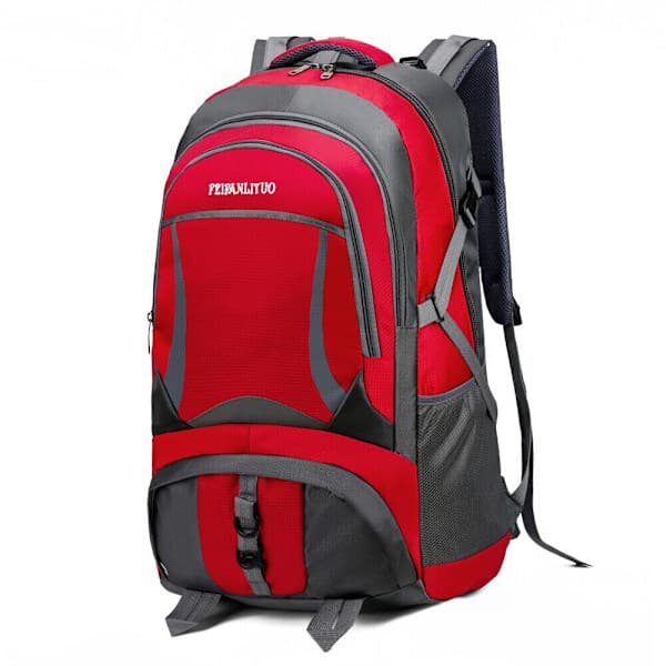60L Stor Ryggsäck SVART