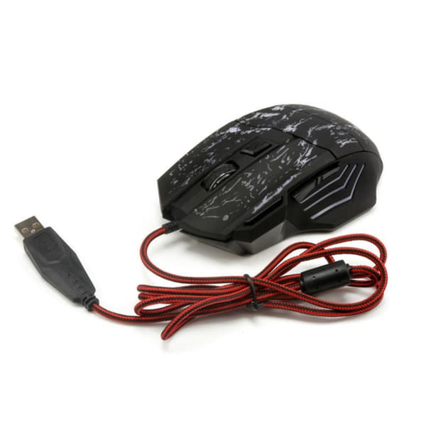 RGB Gamingmus / Datamus med 7 knapper multifärg multicolor