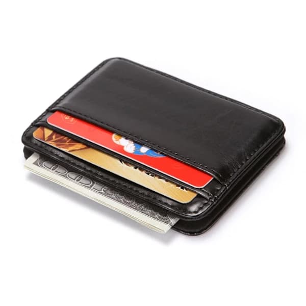 Møntkortholder Herre Slim Wallet SORT sort