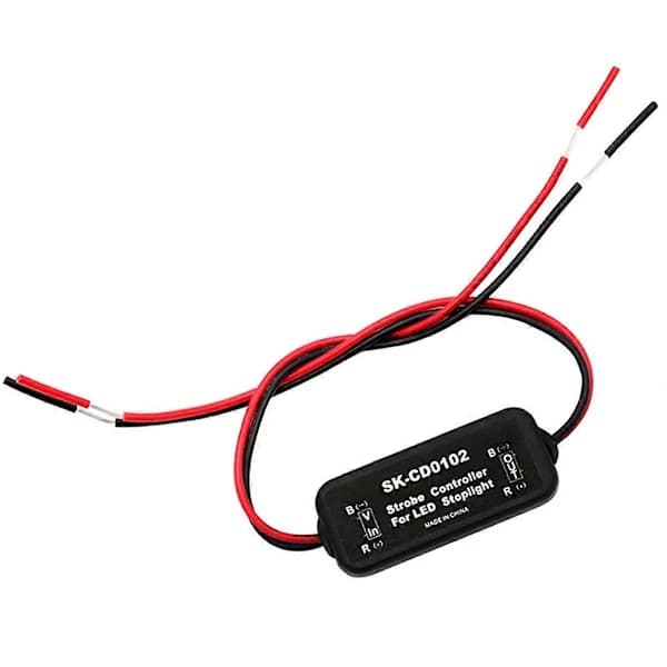 Stroboskopkontroller Bremselys Blinkmodul til Billampe, SK-CD0101