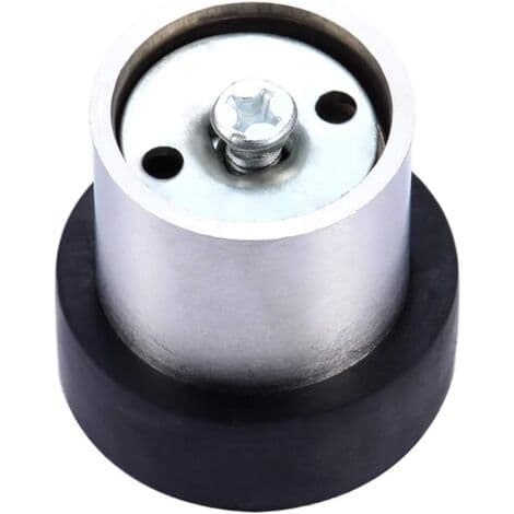 Ahlsen 10 x Gulvdørstopper 4,5 cm Rustfritt Stål Dørstopper Dørstopper/NC/