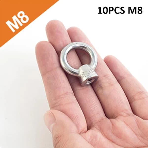 10 st gängad mutter Fästanordning lyftöglemutter 10 st 10 st 10 st