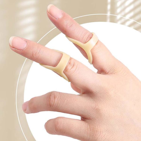 Oval Finger Splint Professionell Finger Brace Finger Support Guard för att spela basket 12