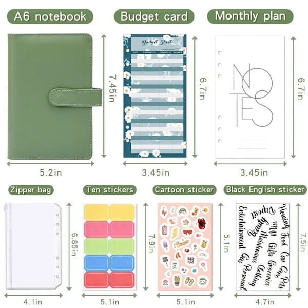 Budgetmappe Budgetpung Pengebesparende mappe