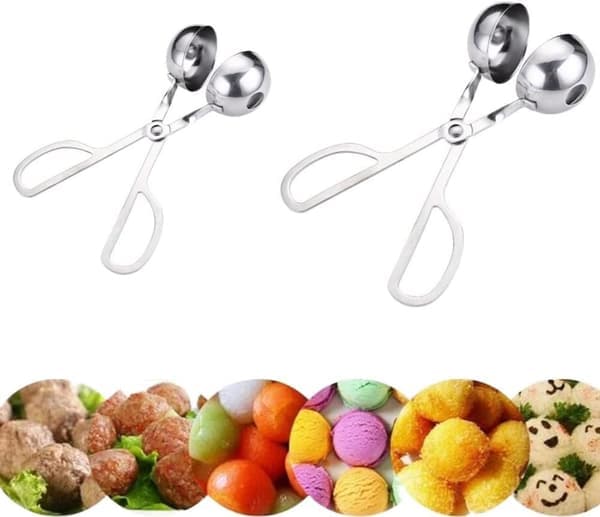 Köttbulletang / scoop til köttbullar, 2-pak med 2 størrelser