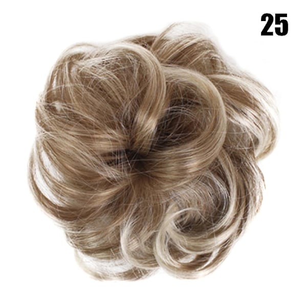 Easy to Wear Stylish Hair Scrunchies Natural Messy Curly Hair Extension 25