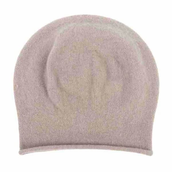 Bomuld Cashmere Pullover Hue Beanie Hue VINRÖD Vinrød