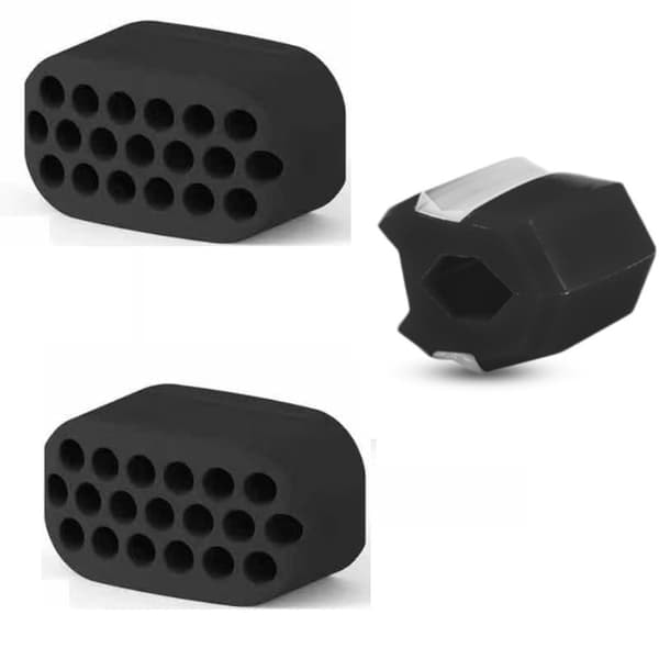 [NT] Jawline käktränare silikon 3-pack, Stärker käkbenet och förbättrar ansiktskonturen