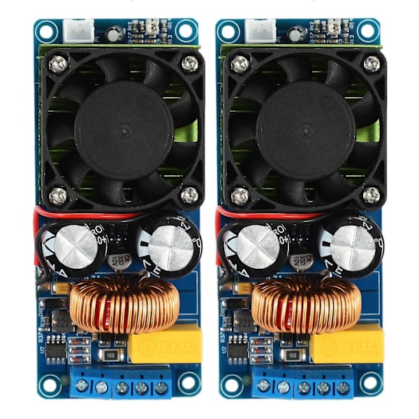2x IRS2092S 500W Mono Kanal Digitalförstärkare Klass D HiFi Effektförstärkare - WELLNGS/NT/