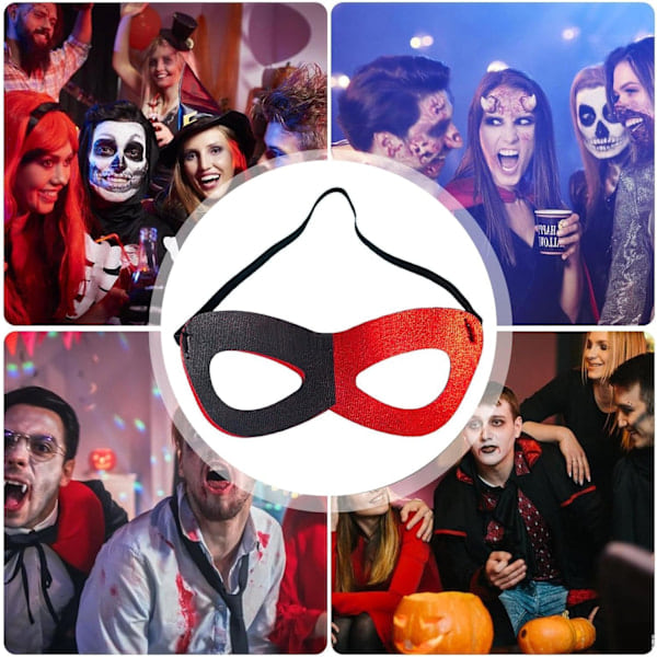 [NT] Maskerad Ögonmasker för Vuxna, Halv Ansikts Halloween Kostym Ögonmasker, Unika Festmasker
