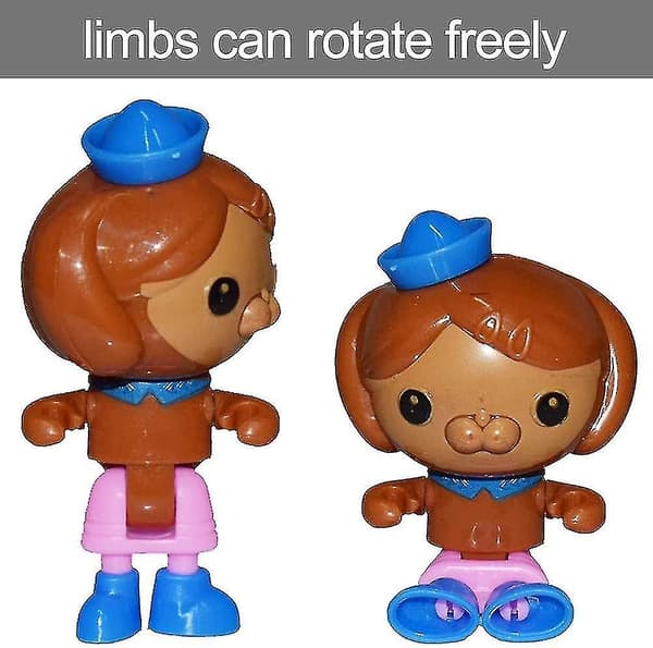 Octonauts kakepynt, Octonauts figurer kakepynt havdyr tema festdekorasjoner barnebursdag Octonauts dekorasjon favoriserer