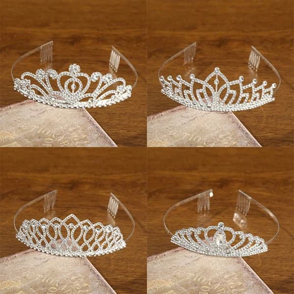Krystallbryllup Tiaraer Dronning Prinsesse Krone 5 5 5