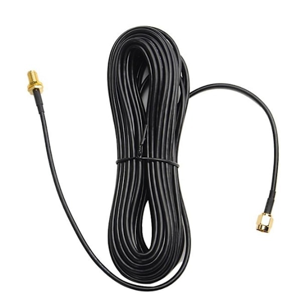 20M Förlängningskabel SMA Hane till Hona Koaxial Förlängningskabel WiFi Router Antenn Kopparpläterad Guld Kabel_ NN