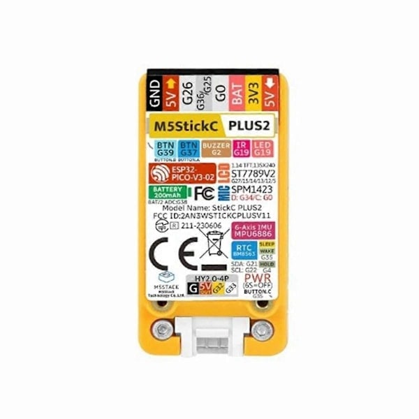 Kompatibel med StickC PLUS2 ESP32 Mini IoT udviklingskort ESP32--V3-02_ NN