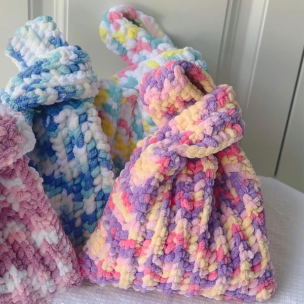 [NT] Stickgarn 4 x 100g Flerfärgat Garn för Stickning och Virkning, Mjukt Tjockt Garn, Gradient