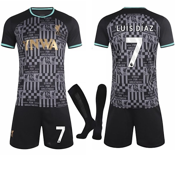 Liverpool Special Edition Barnfotbollströja Nr 7 LUIS DIAZ XXL (24-25)