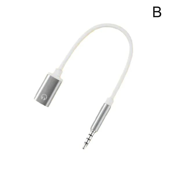 3,5 mm han til Type-C hun hovedtelefonadapter Flad til rund analog