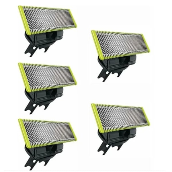 5-pakning erstatningsblader for Philips OneBlade Herreblader One Blade Pro