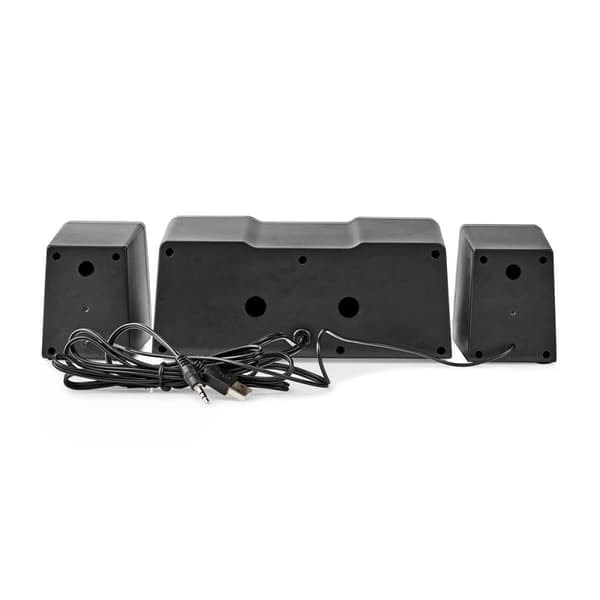 Gaminghögtalare | Högtalarkanaler: 2.2 | USB-ström | 3,5 mm hane | 48 W | LED | Volymkontroll