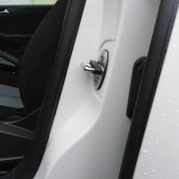 Dørlås lyddemper buffer for Audi A3 A4 A6 A8 Q3 Q5 Q7 BIL Interiør Lydisolering Stopp Knirkende Lyder Stille