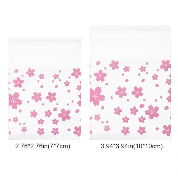 100 st Plastpåsar Presentpåsar 10*10CM 10*10cm