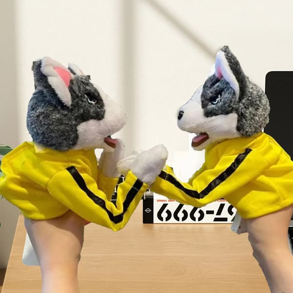 Husky Handske Dockspel Plysch Leksak