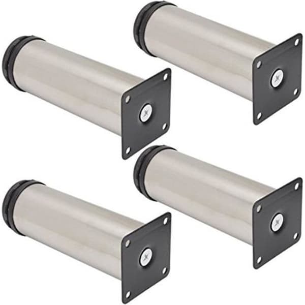 {NT}4 x Justerbara möbelfötter Ben - Skåp - Bäddsoffa (20 cm)