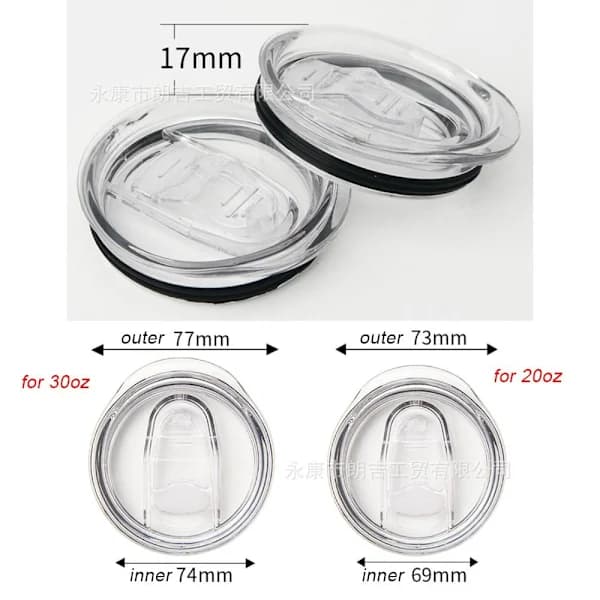 2 stk. dekselhette 2 stk. for 20OZ 2 STK FOR 20OZ 2 stk. for 20oz