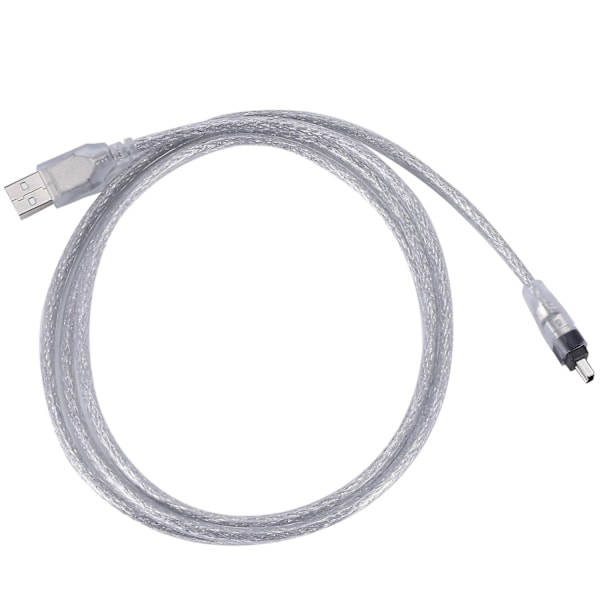 1,5 m USB til Ieee 1394 4-pin Firewire Dv-adapterkabelkonverter til PC-kamera_ NN